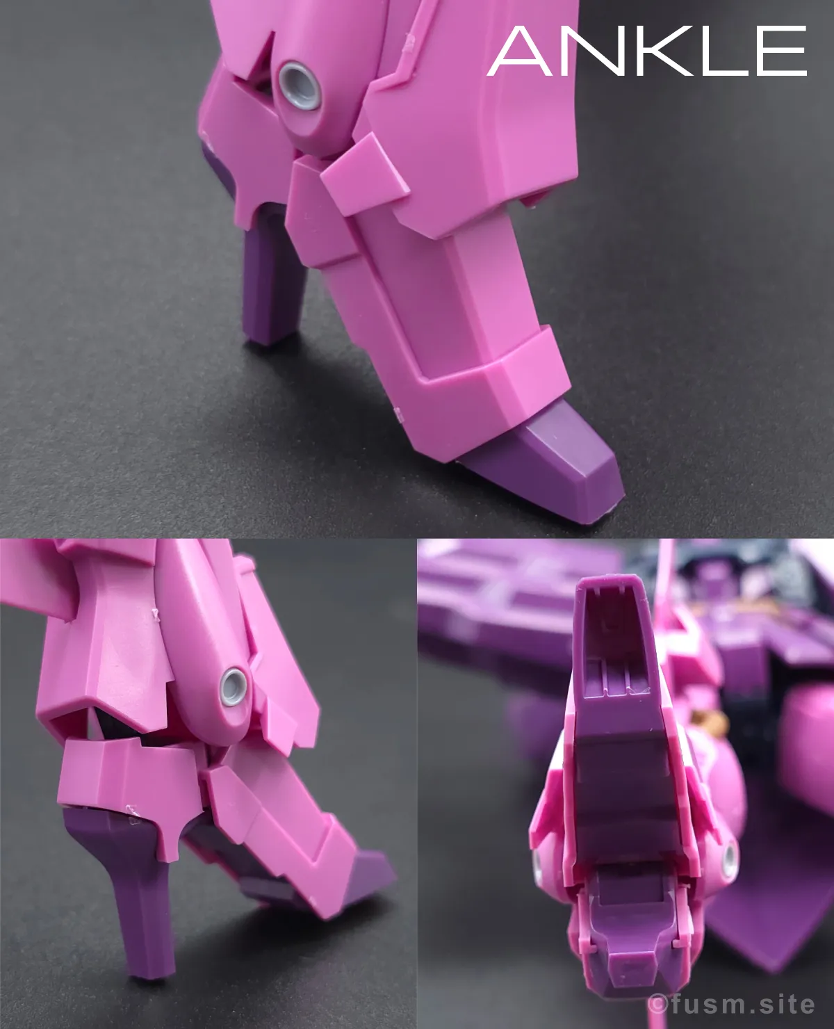 【レビュー】HGUC ローゼン・ズール(episode 7 Ver.) 脚部ディテール 02