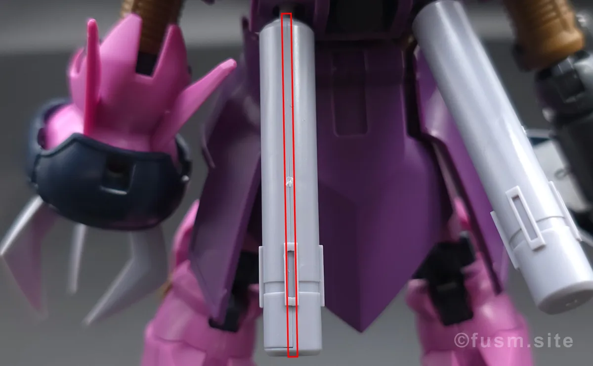 【レビュー】HGUC ローゼン・ズール(episode 7 Ver.) バックパックレビュー 合わせ目 01