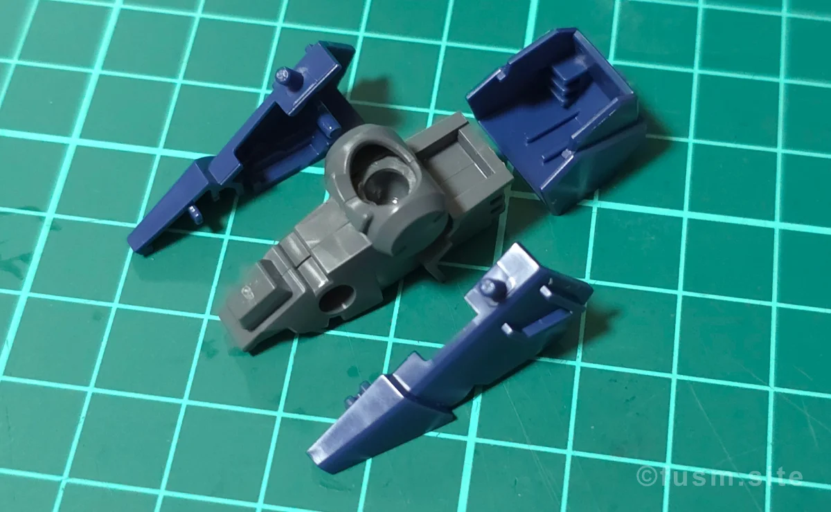 【レビュー】HGUC シュツルム・ガルス パーツ・構造・組み立て 07