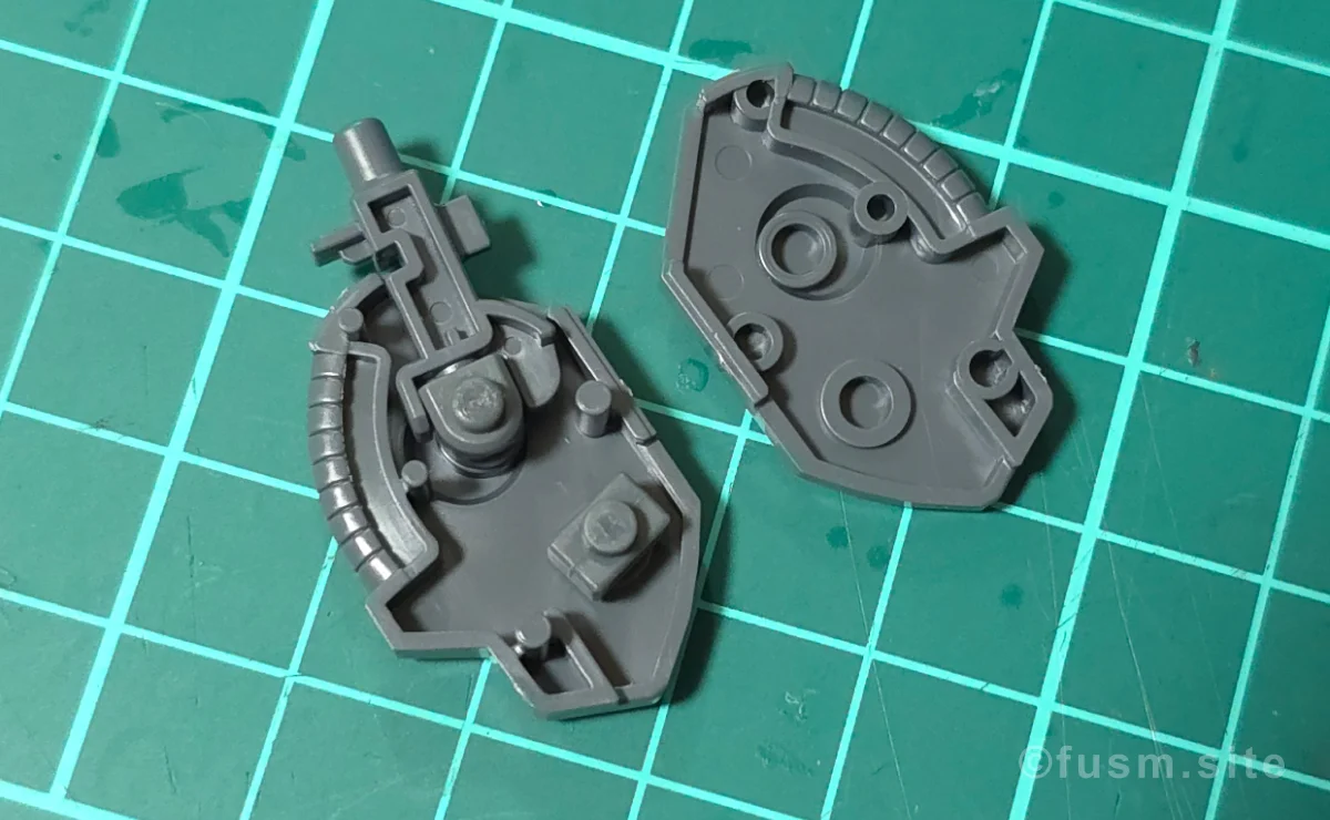 【レビュー】HGUC シュツルム・ガルス パーツ・構造・組み立て 08