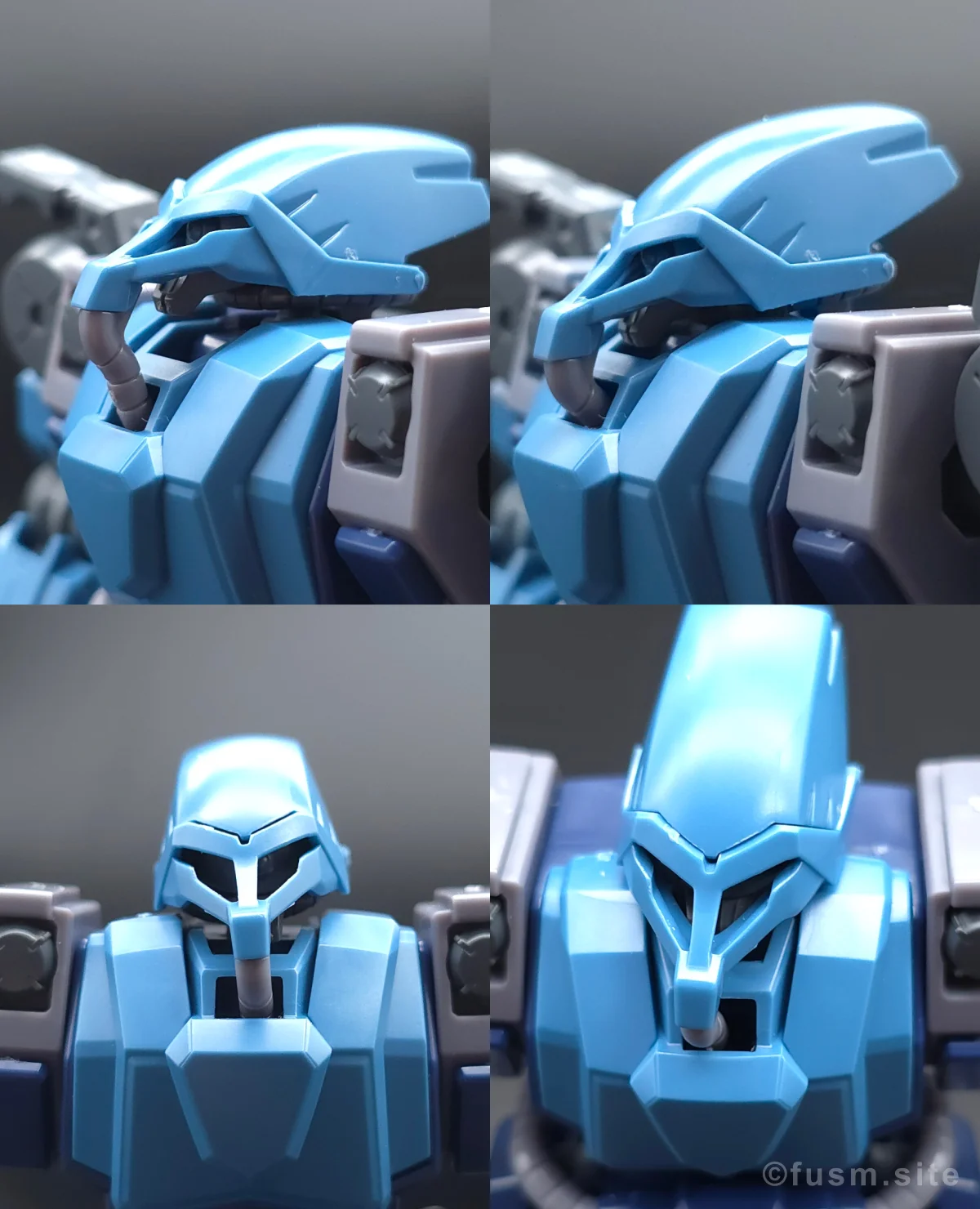 【レビュー】HGUC シュツルム・ガルス 頭部ディテール 可動域 01