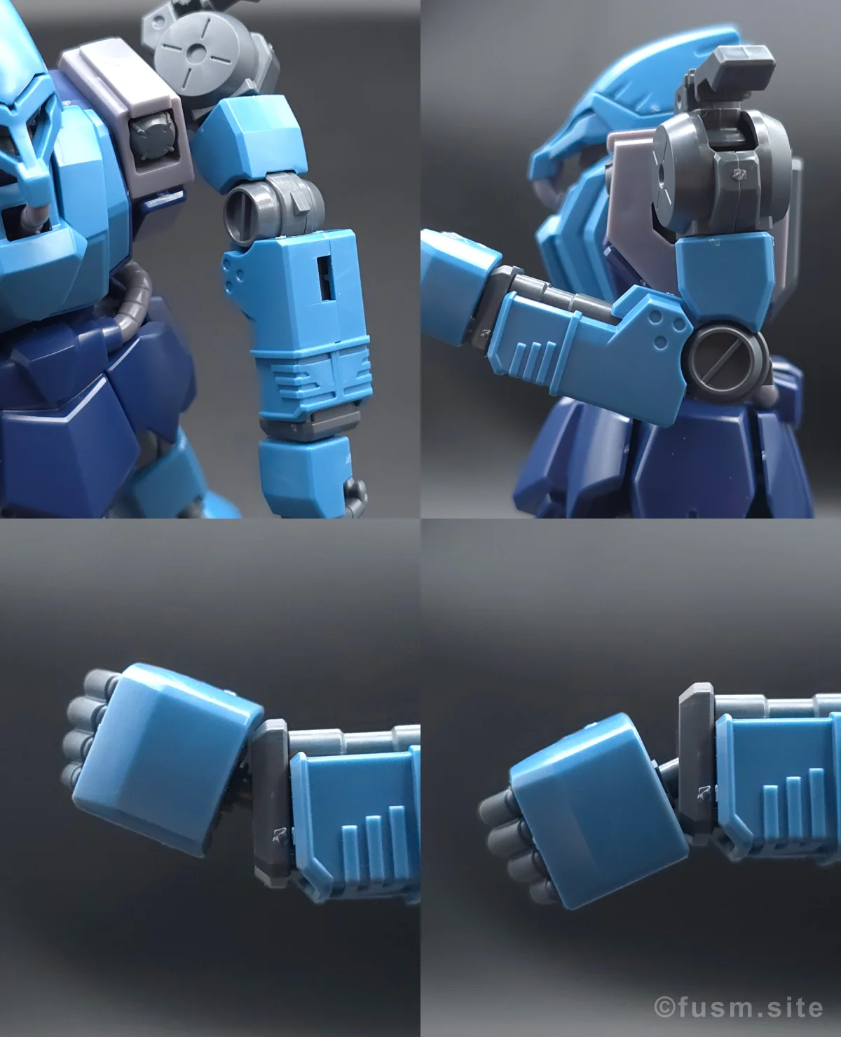 【レビュー】HGUC シュツルム・ガルス 腕部ディテール 可動域 01