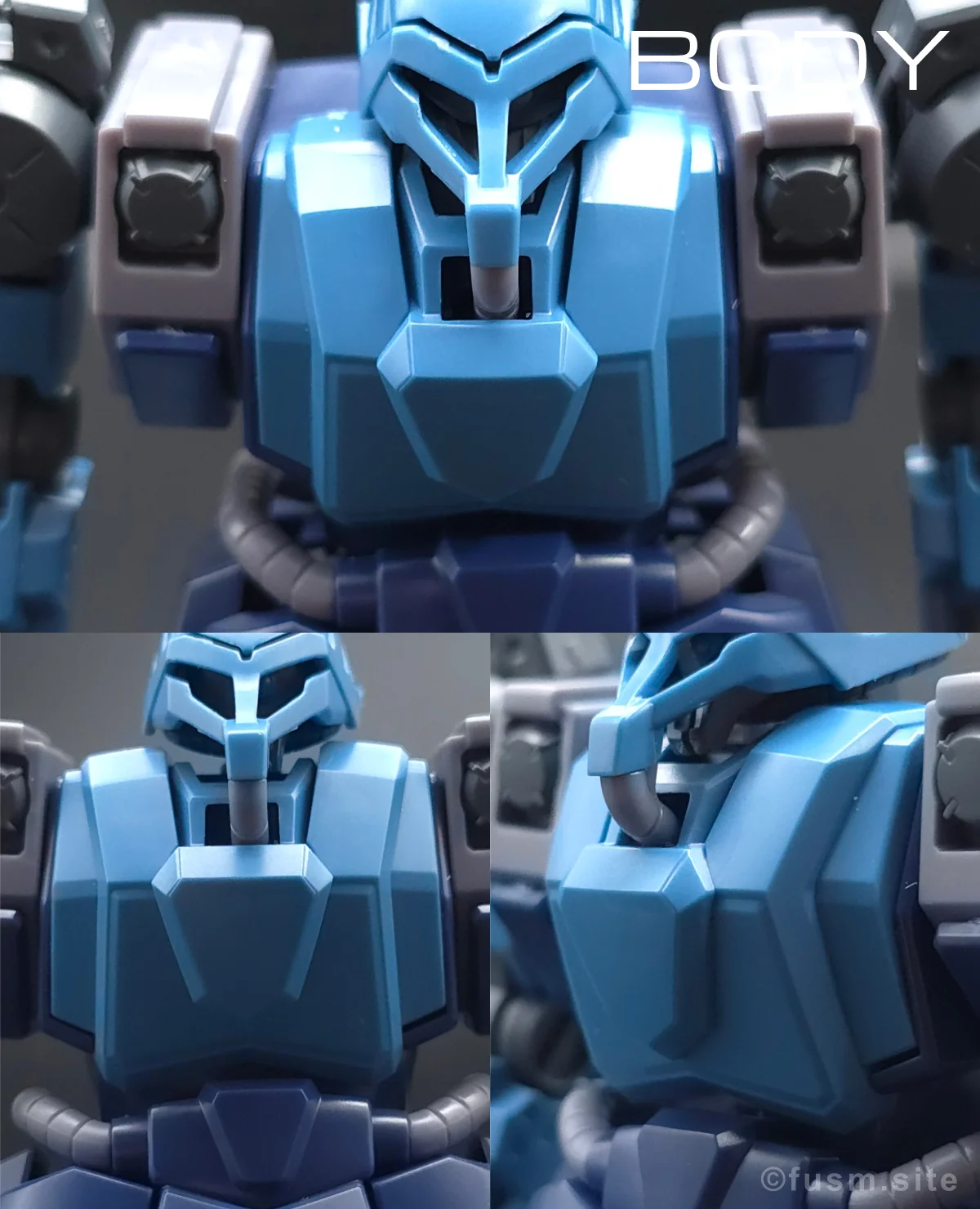 【レビュー】HGUC シュツルム・ガルス 胴体ディテール 01