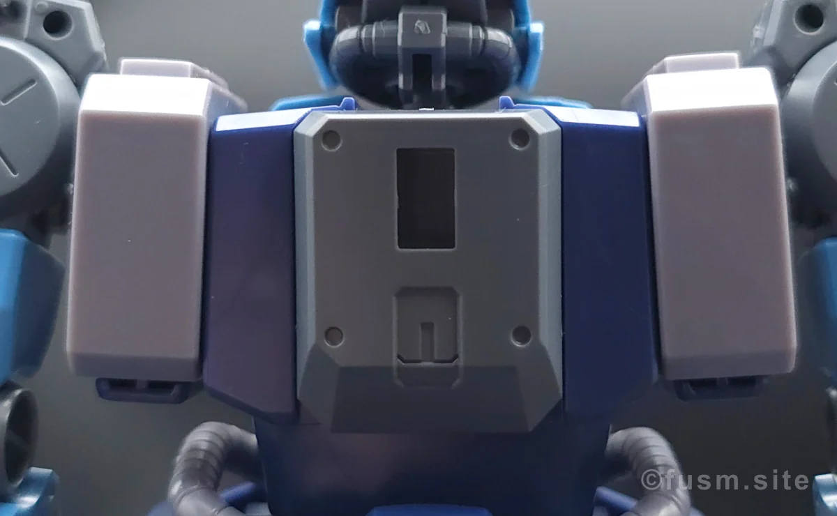 【レビュー】HGUC シュツルム・ガルス 胴体ディテール 02