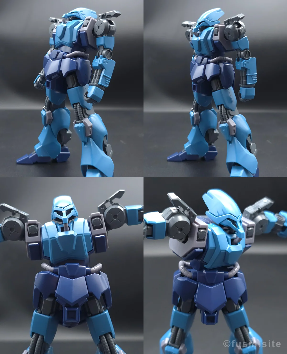 【レビュー】HGUC シュツルム・ガルス 胴体ディテール 可動域 02