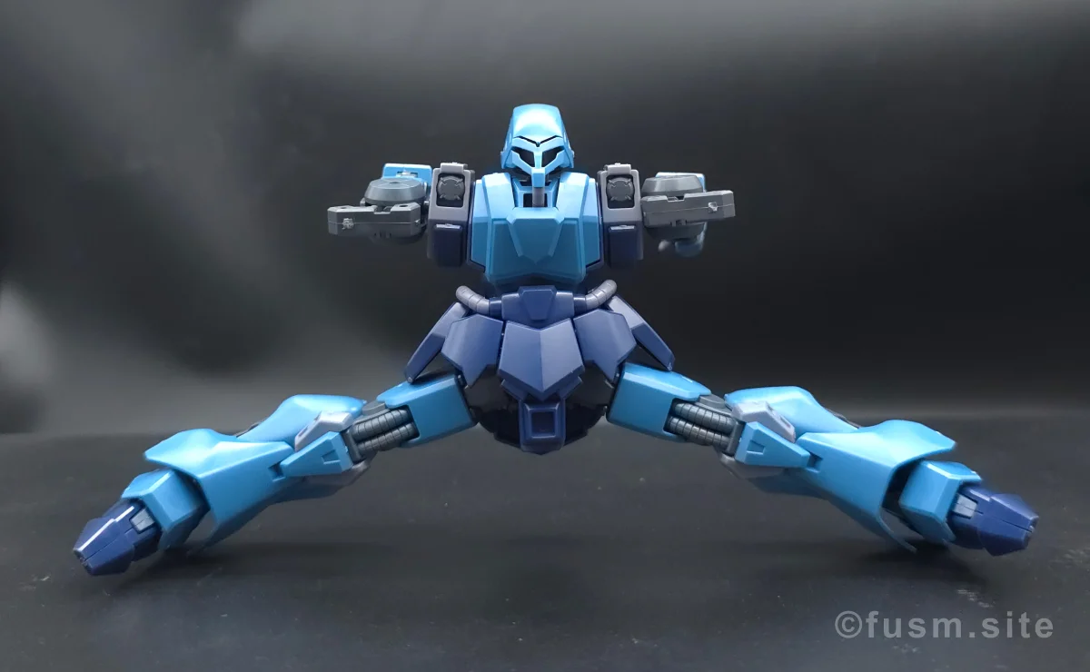 【レビュー】HGUC シュツルム・ガルス 胴体ディテール 可動域 03