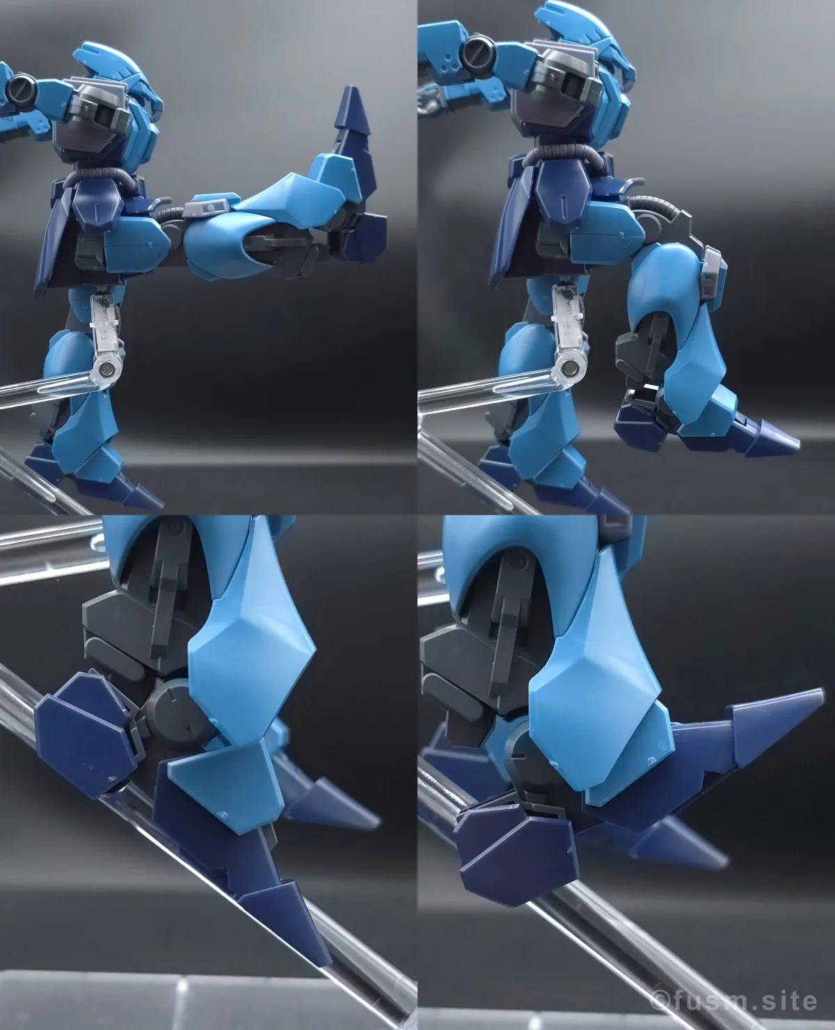 【レビュー】HGUC シュツルム・ガルス 脚部ディテール 可動域 01
