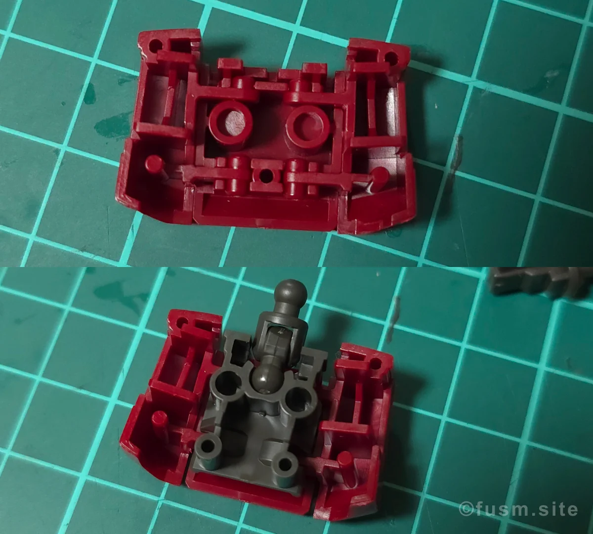 HG シャア専用ザクII 赤い彗星Ver. レビュー パーツ・構造・組み立て 01