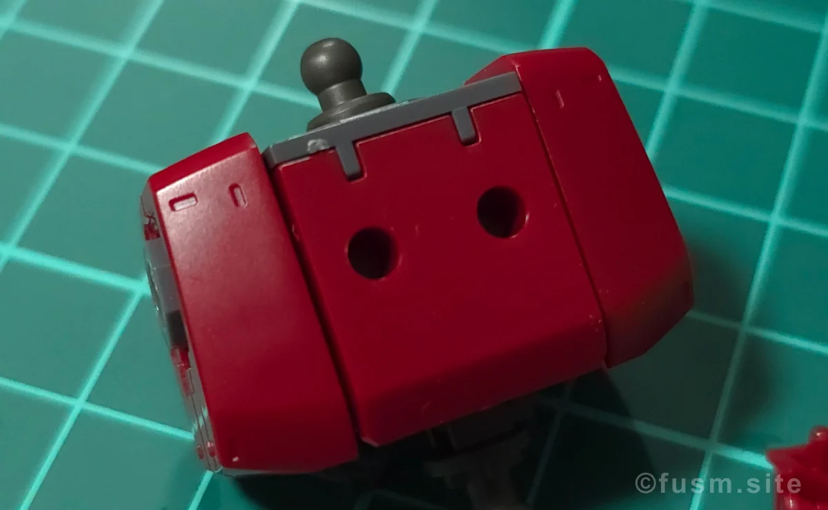 HG シャア専用ザクII 赤い彗星Ver. レビュー パーツ・構造・組み立て 03