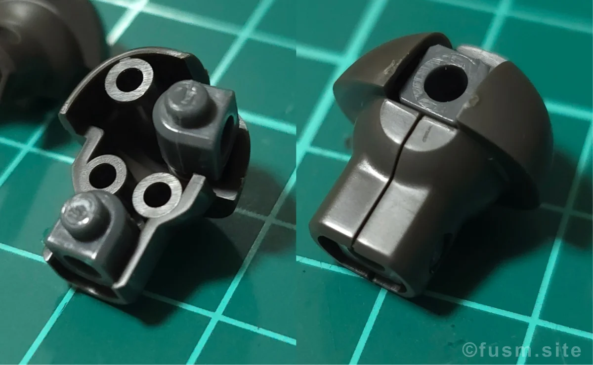 HG シャア専用ザクII 赤い彗星Ver. レビュー パーツ・構造・組み立て 07