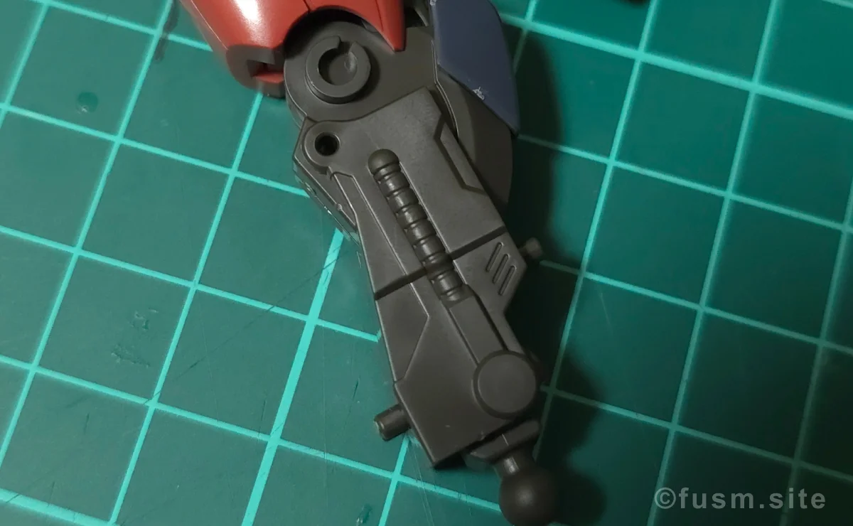 HG シャア専用ザクII 赤い彗星Ver. レビュー パーツ・構造・組み立て 09