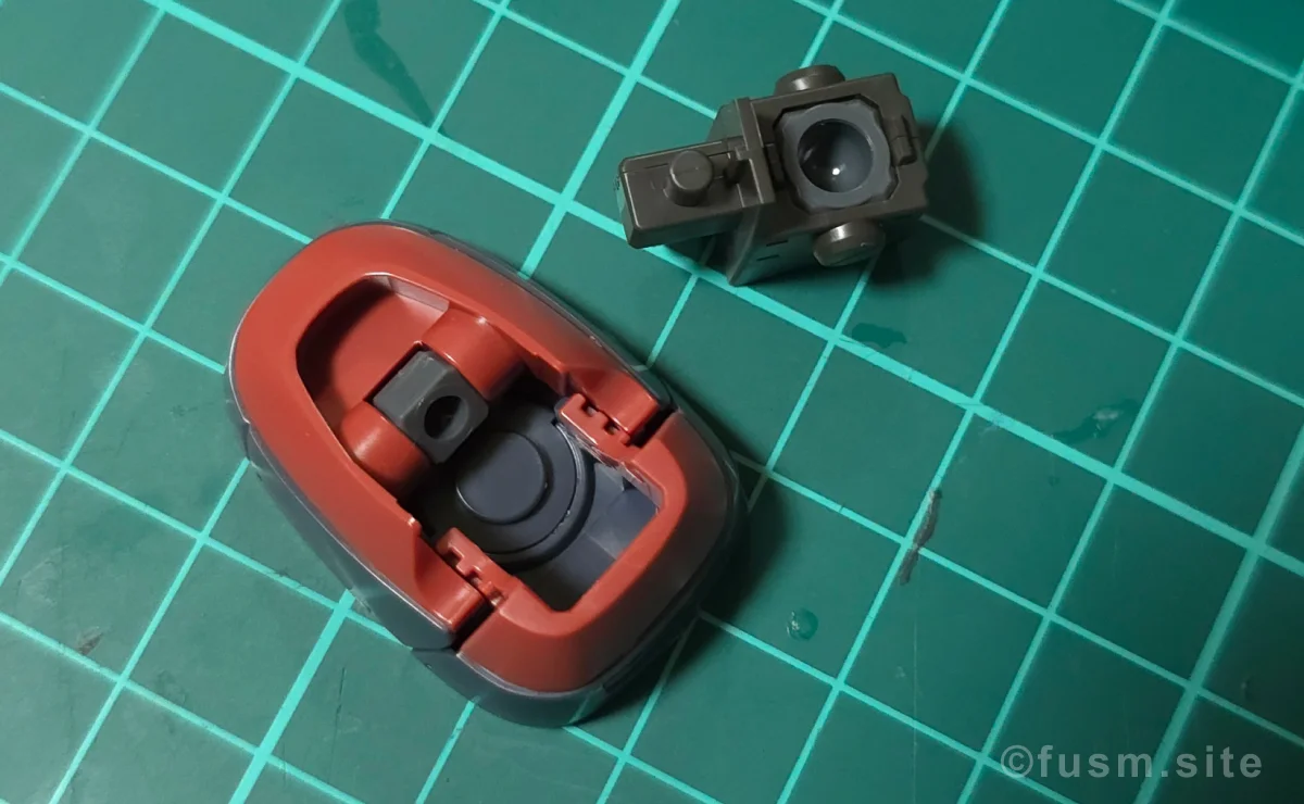 HG シャア専用ザクII 赤い彗星Ver. レビュー パーツ・構造・組み立て 10