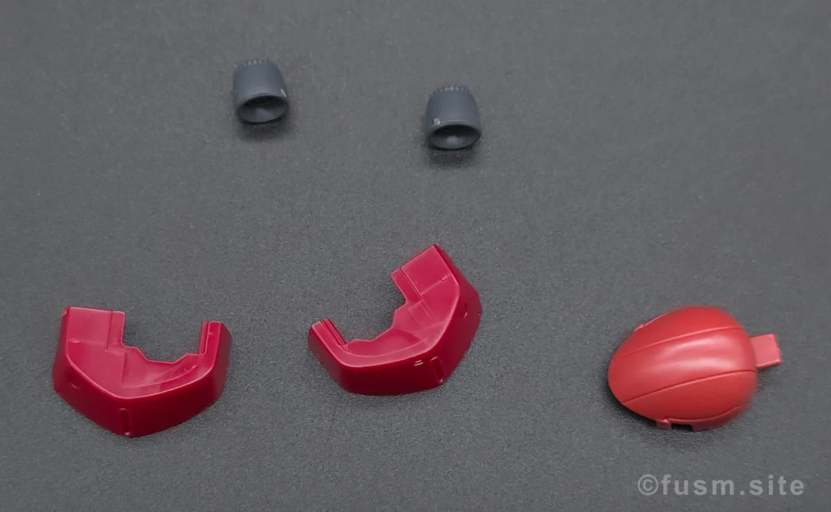 HG シャア専用ザクII 赤い彗星Ver. レビュー パーツ・構造・組み立て 12