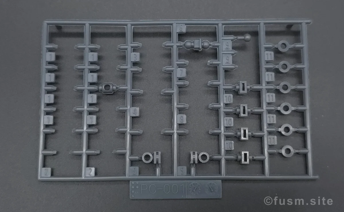 HG シャア専用ザクII 赤い彗星Ver. レビュー パーツ・構造・組み立て 13