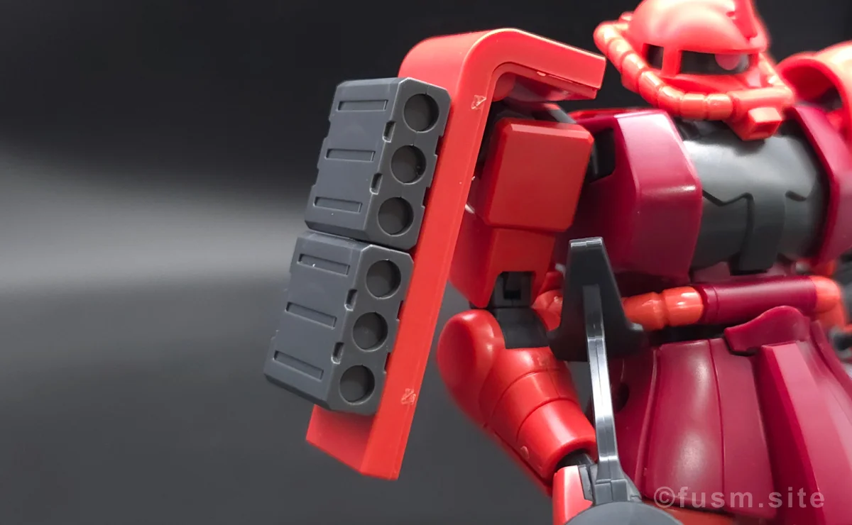 HG シャア専用ザクII 赤い彗星Ver. レビュー 比較 13