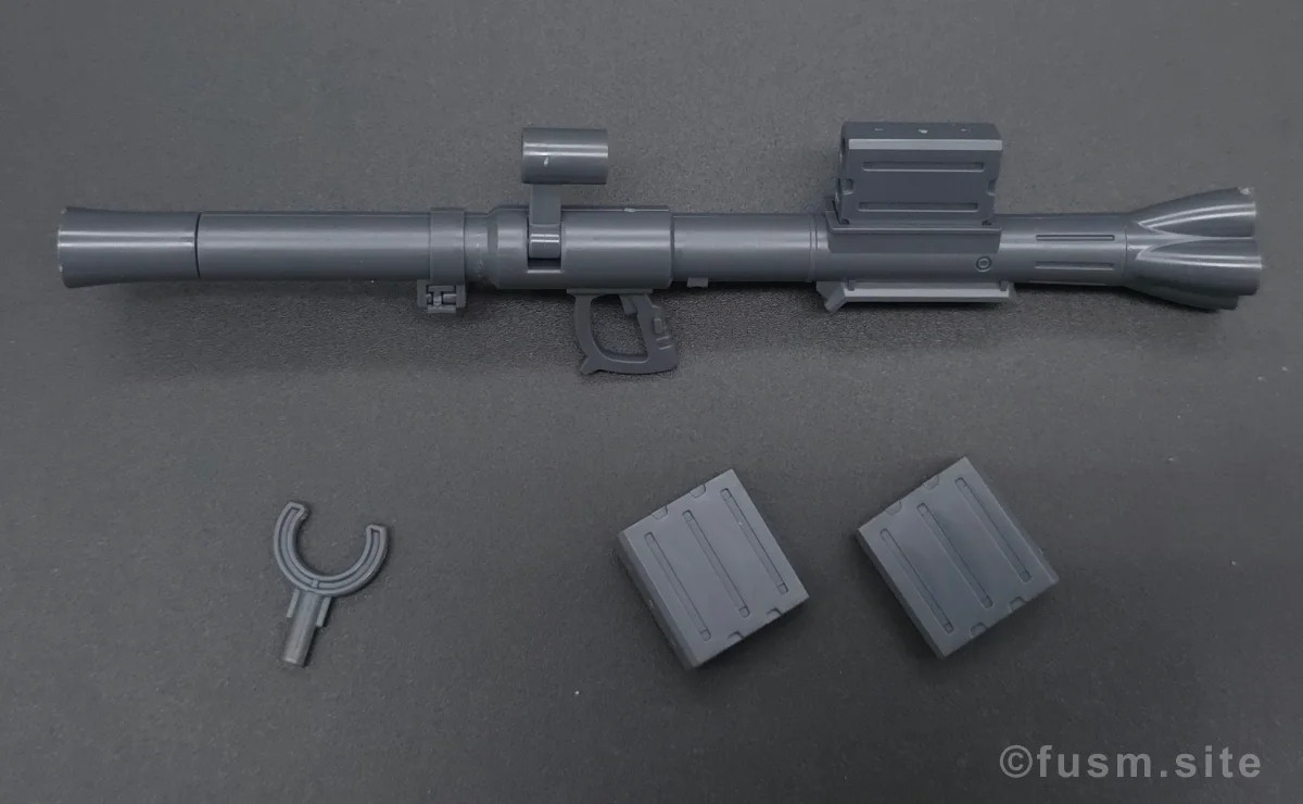 HG シャア専用ザクII 赤い彗星Ver. レビュー 付属品 08