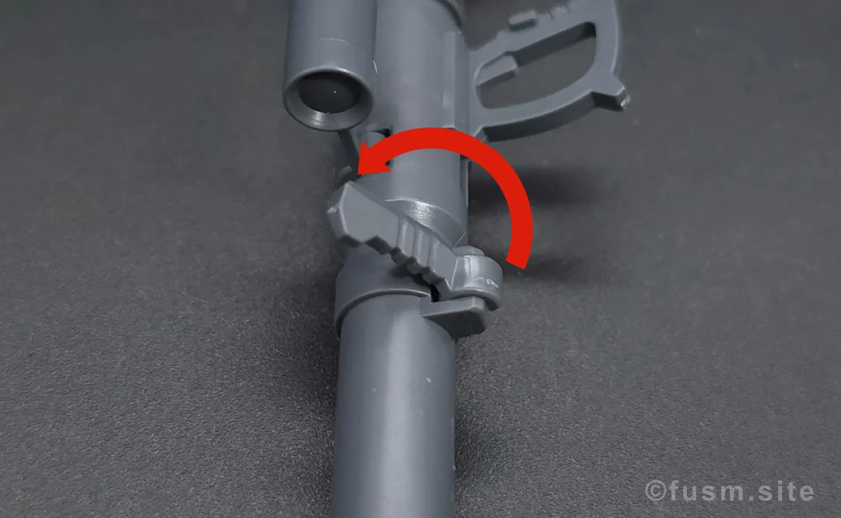 HG シャア専用ザクII 赤い彗星Ver. レビュー 付属品 09