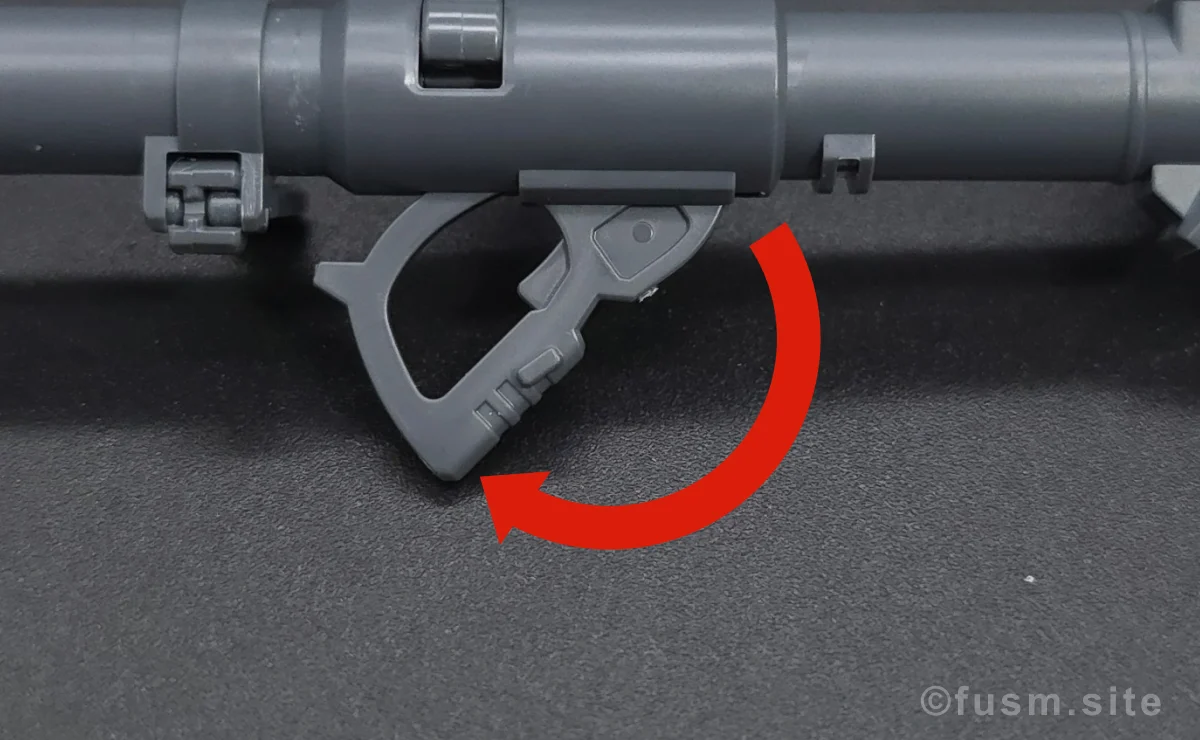 HG シャア専用ザクII 赤い彗星Ver. レビュー 付属品 10