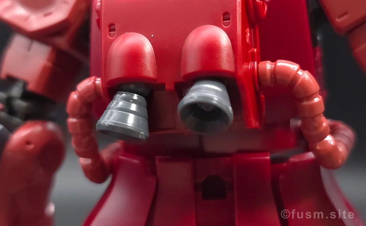 HG シャア専用ザクII 赤い彗星Ver. レビュー バックパックレビュー 可動域 01