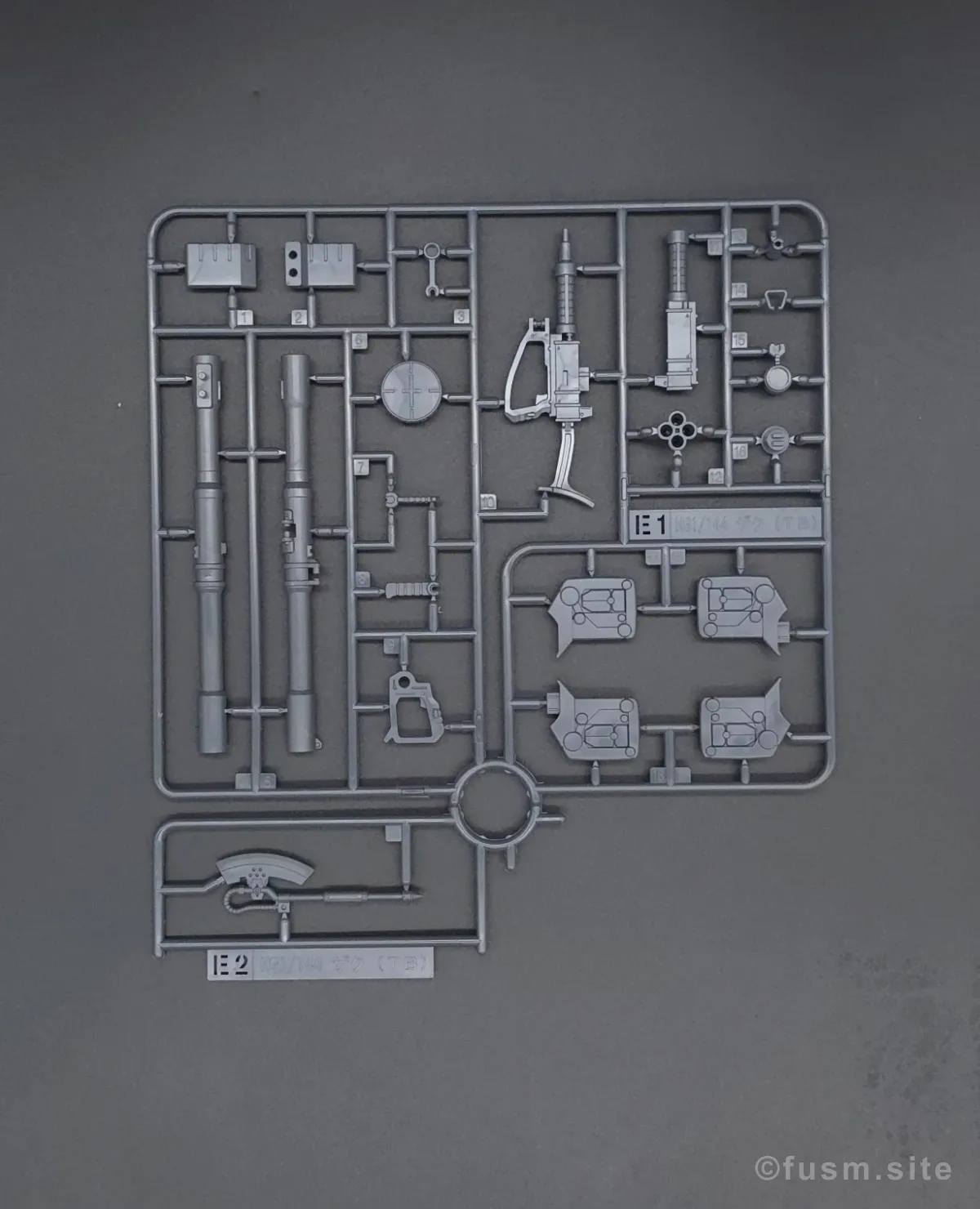【再販情報】HG 高機動型ザク“サイコ・ザク”の内容物や特徴 ランナー 06