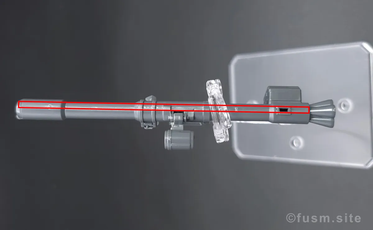 HG サイコ・ザク(ガンダム サンダーボルト版) レビュー 付属品 合わせ目