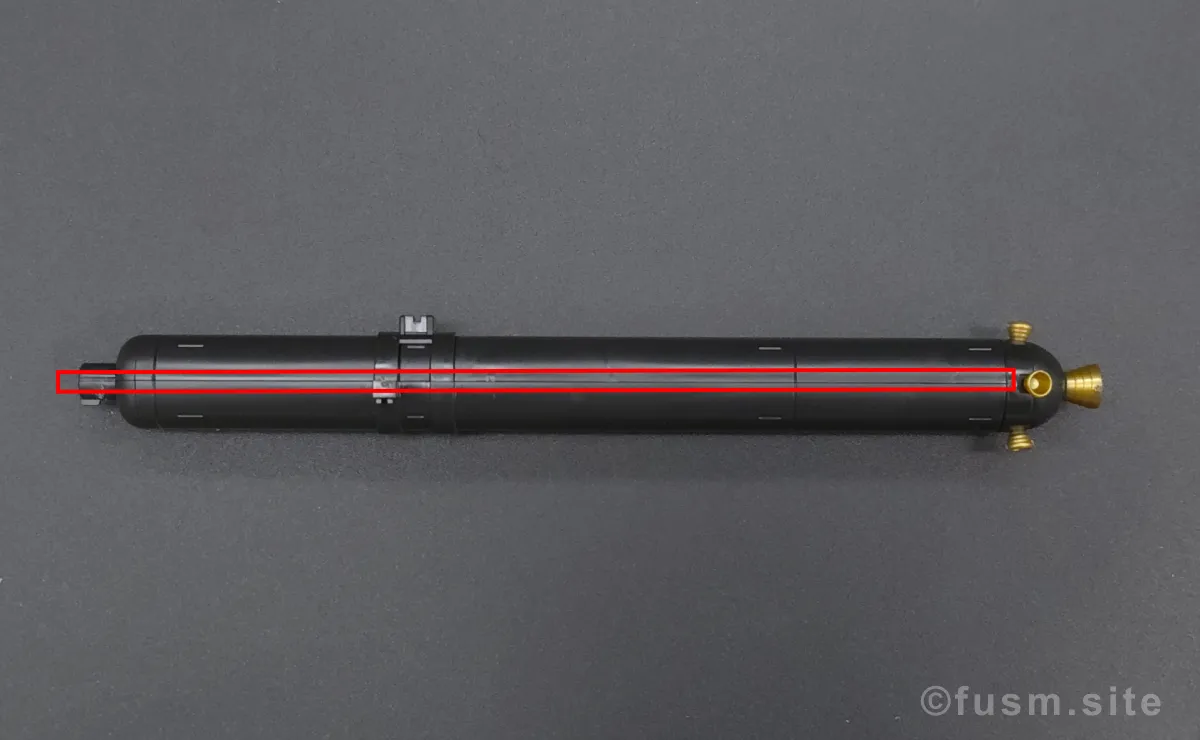 HG サイコ・ザク(ガンダム サンダーボルト版) レビュー 付属品 合わせ目