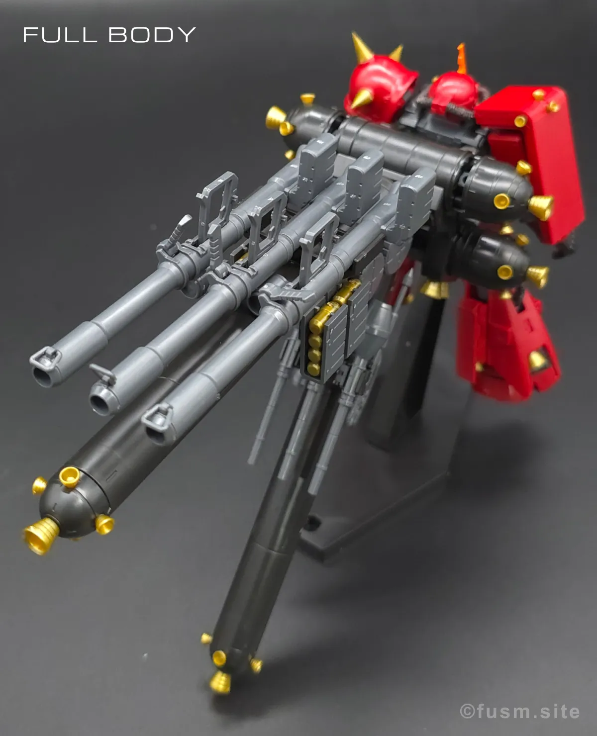 HG サイコ・ザク(ガンダム サンダーボルト版) レビュー 多角的に見た全体の外観・素組み 06