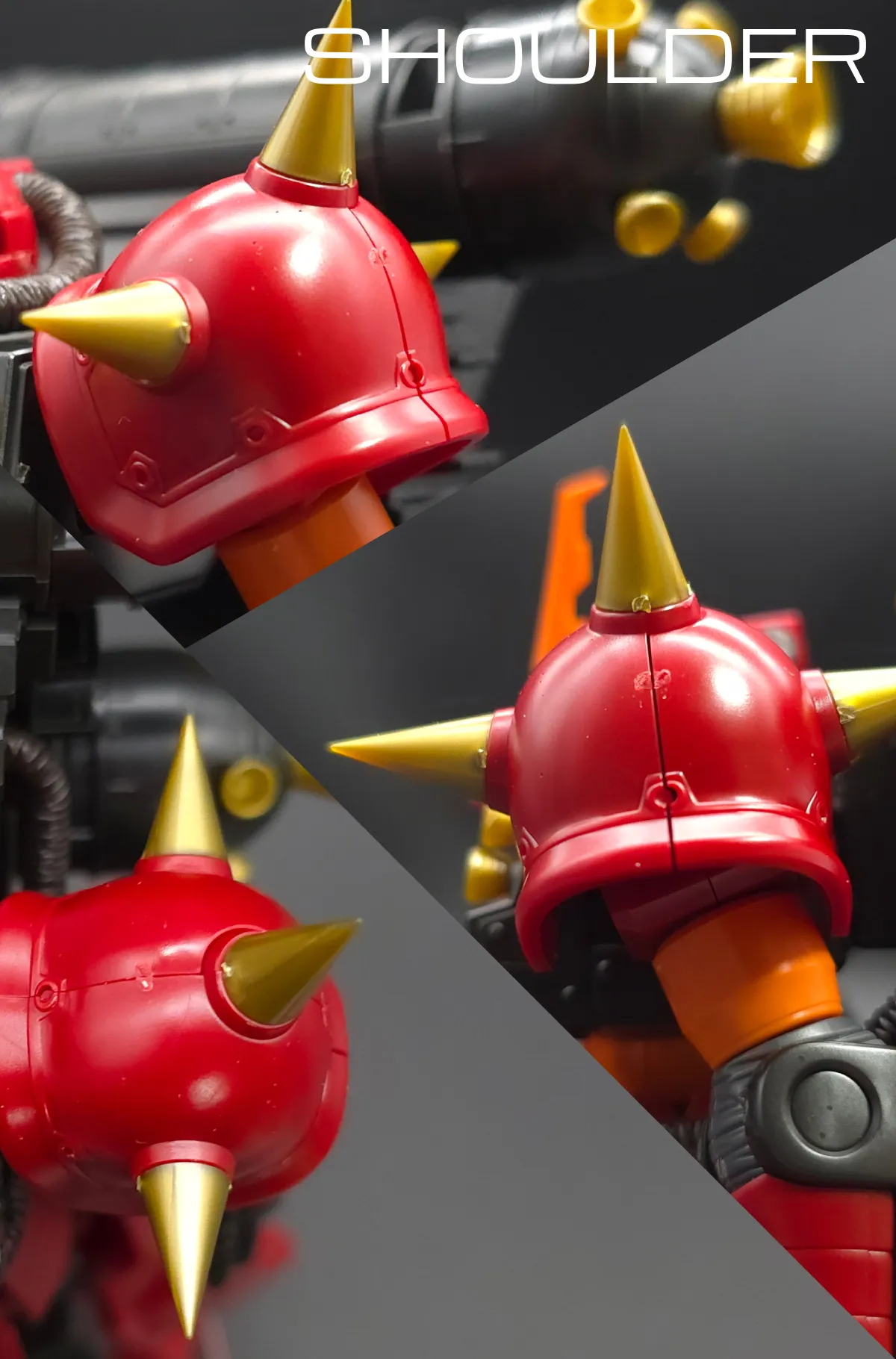 HG サイコ・ザク(ガンダム サンダーボルト版) レビュー 肩ディテール 01