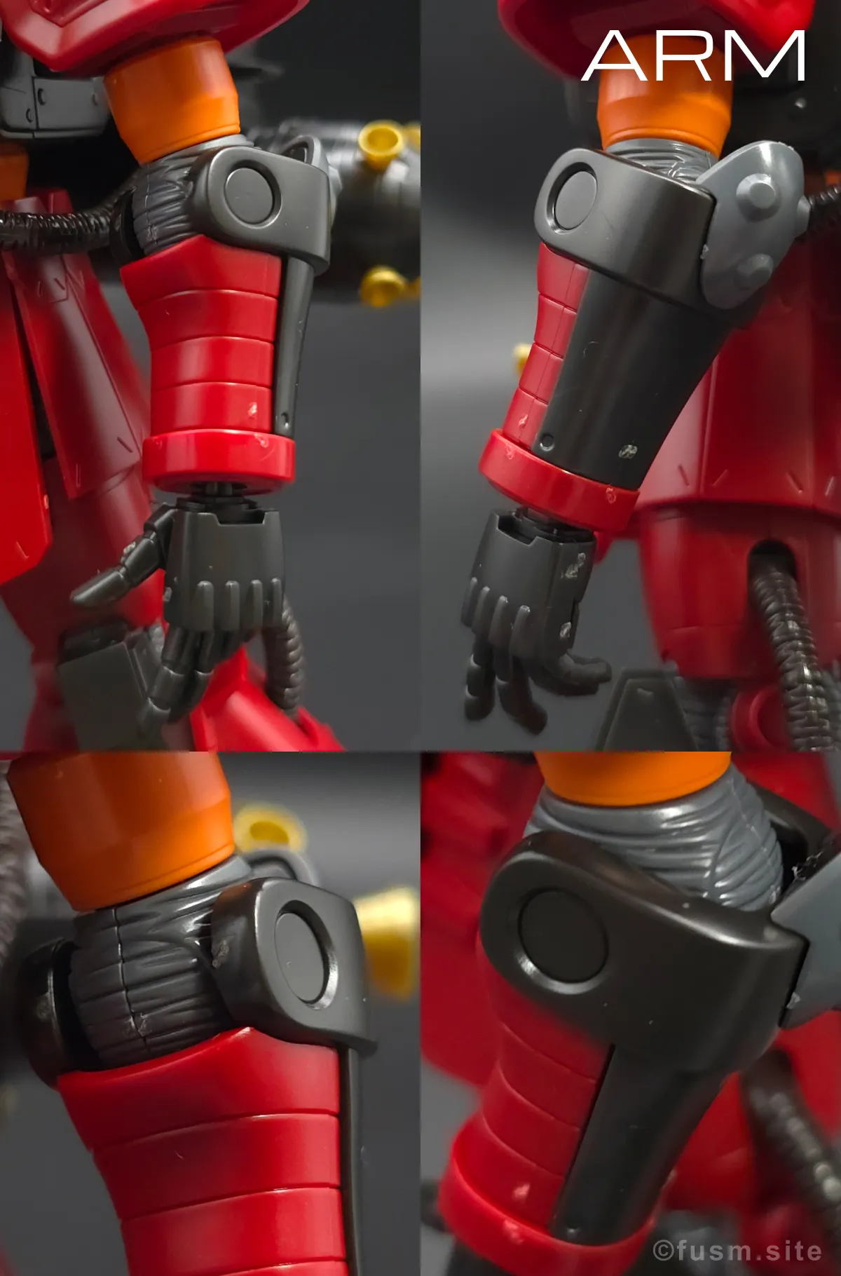 HG サイコ・ザク(ガンダム サンダーボルト版) レビュー 腕部ディテール 01