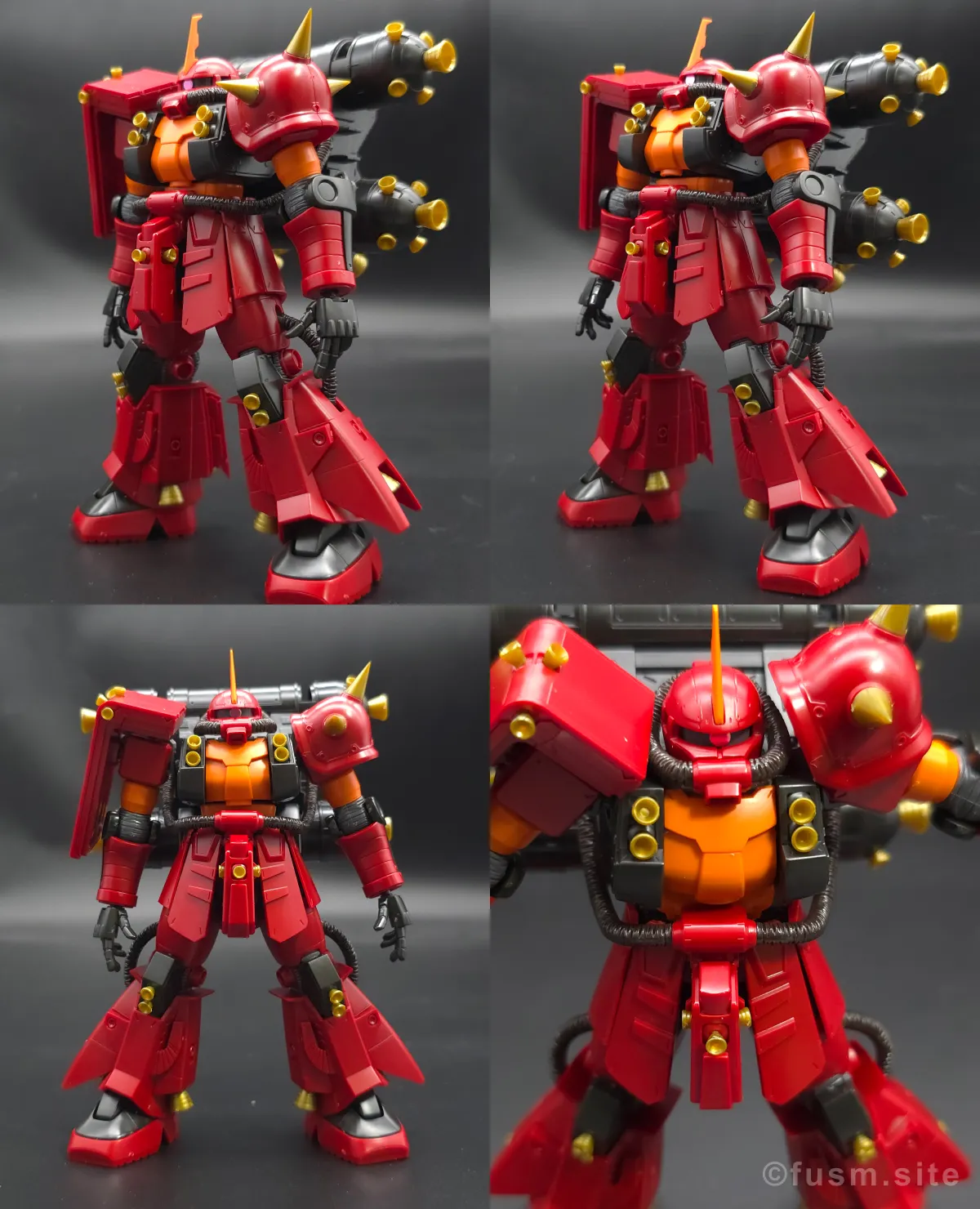 HG サイコ・ザク(ガンダム サンダーボルト版) レビュー 胴体ディテール 可動域 02