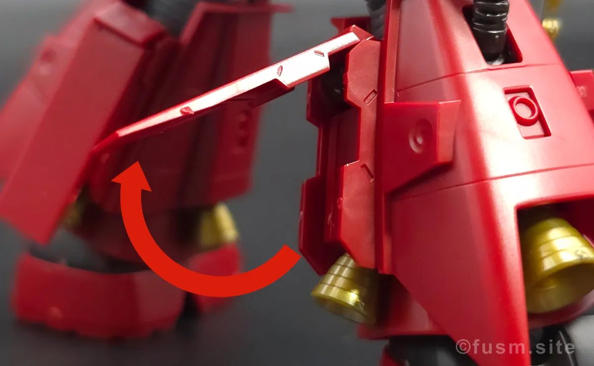 HG サイコ・ザク(ガンダム サンダーボルト版) レビュー 脚部ディテール ギミック 01