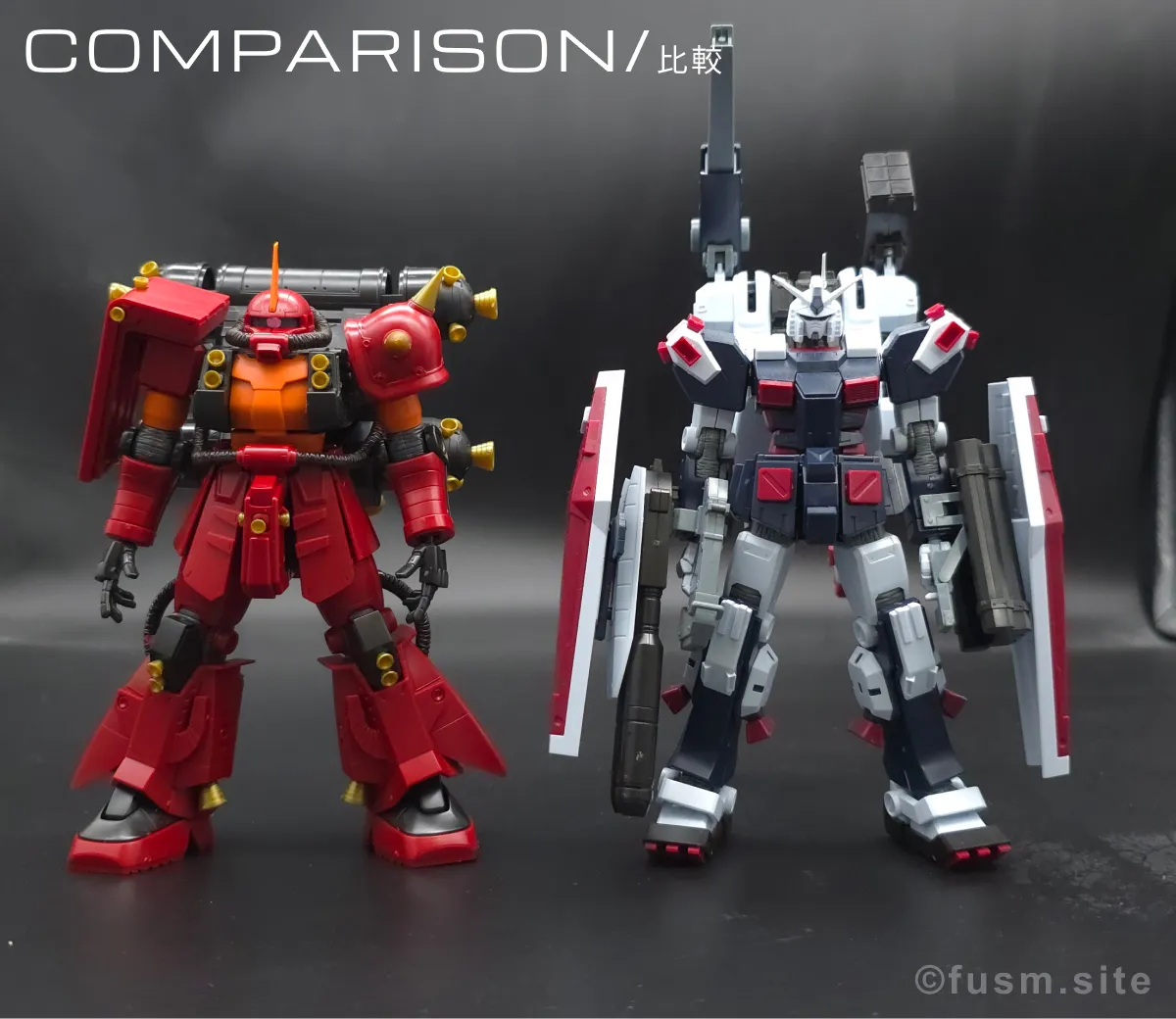 HG サイコ・ザク(ガンダム サンダーボルト版) レビュー 比較 01