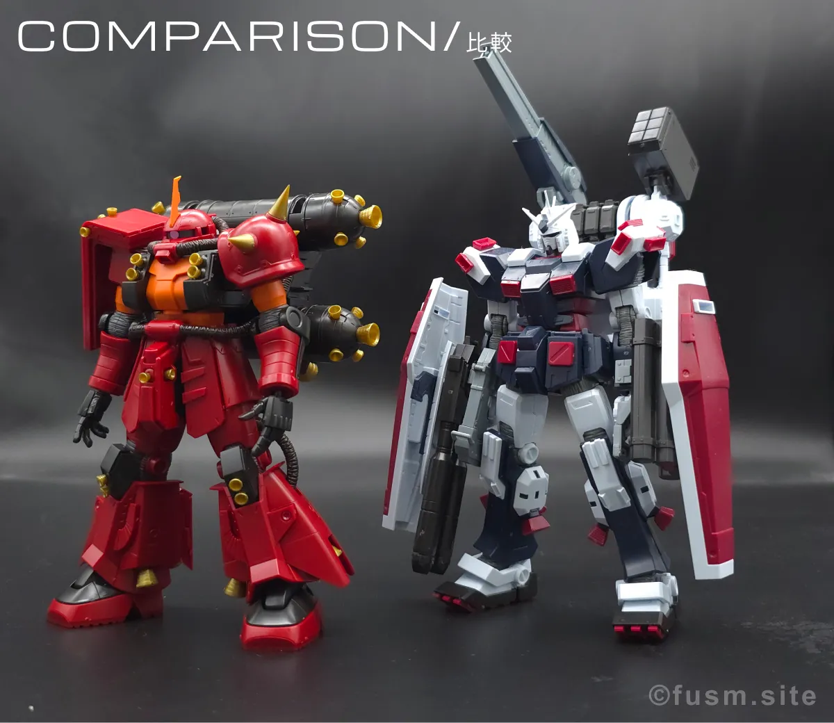 HG サイコ・ザク(ガンダム サンダーボルト版) レビュー 比較 02