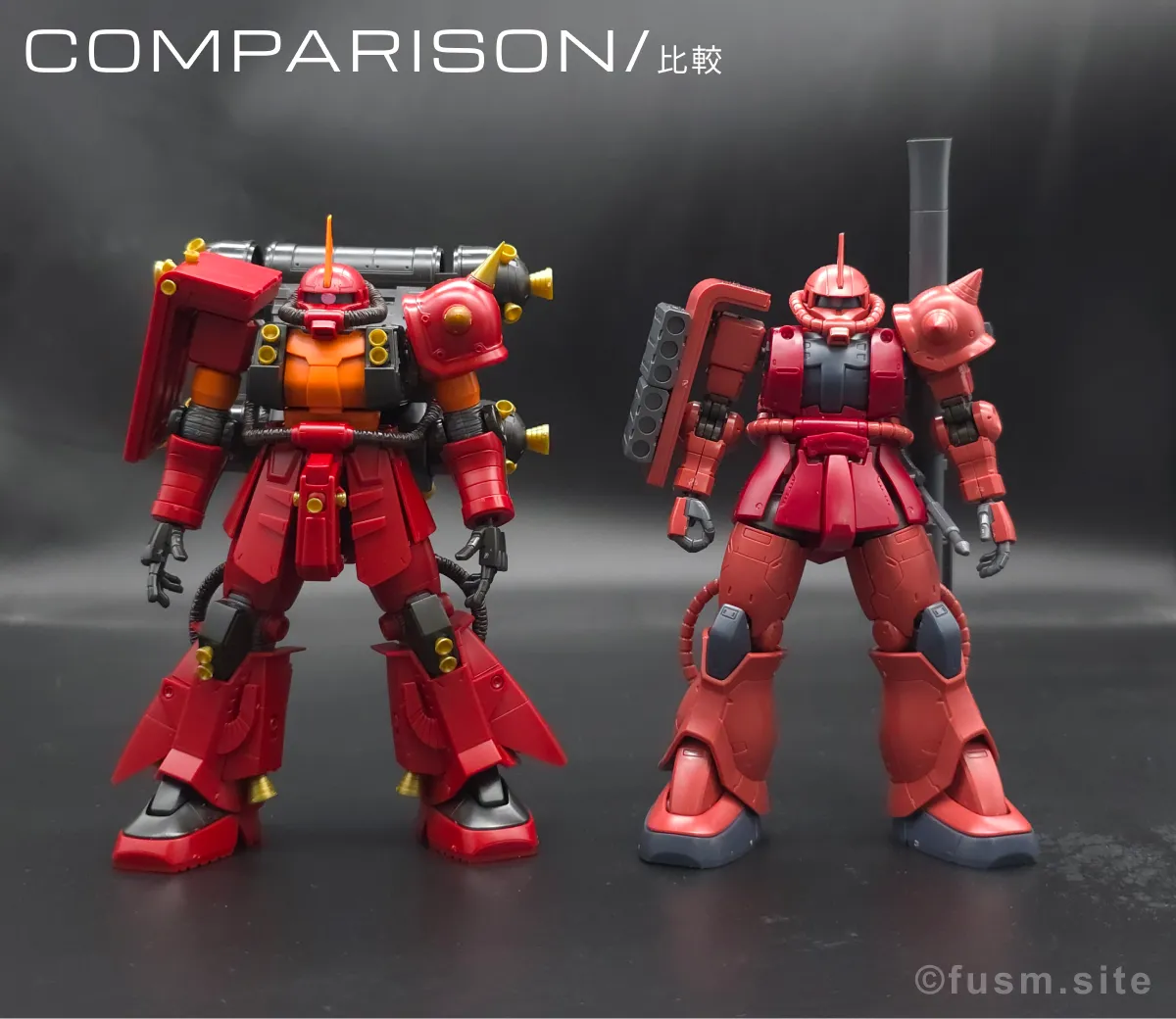 HG サイコ・ザク(ガンダム サンダーボルト版) レビュー 比較 03