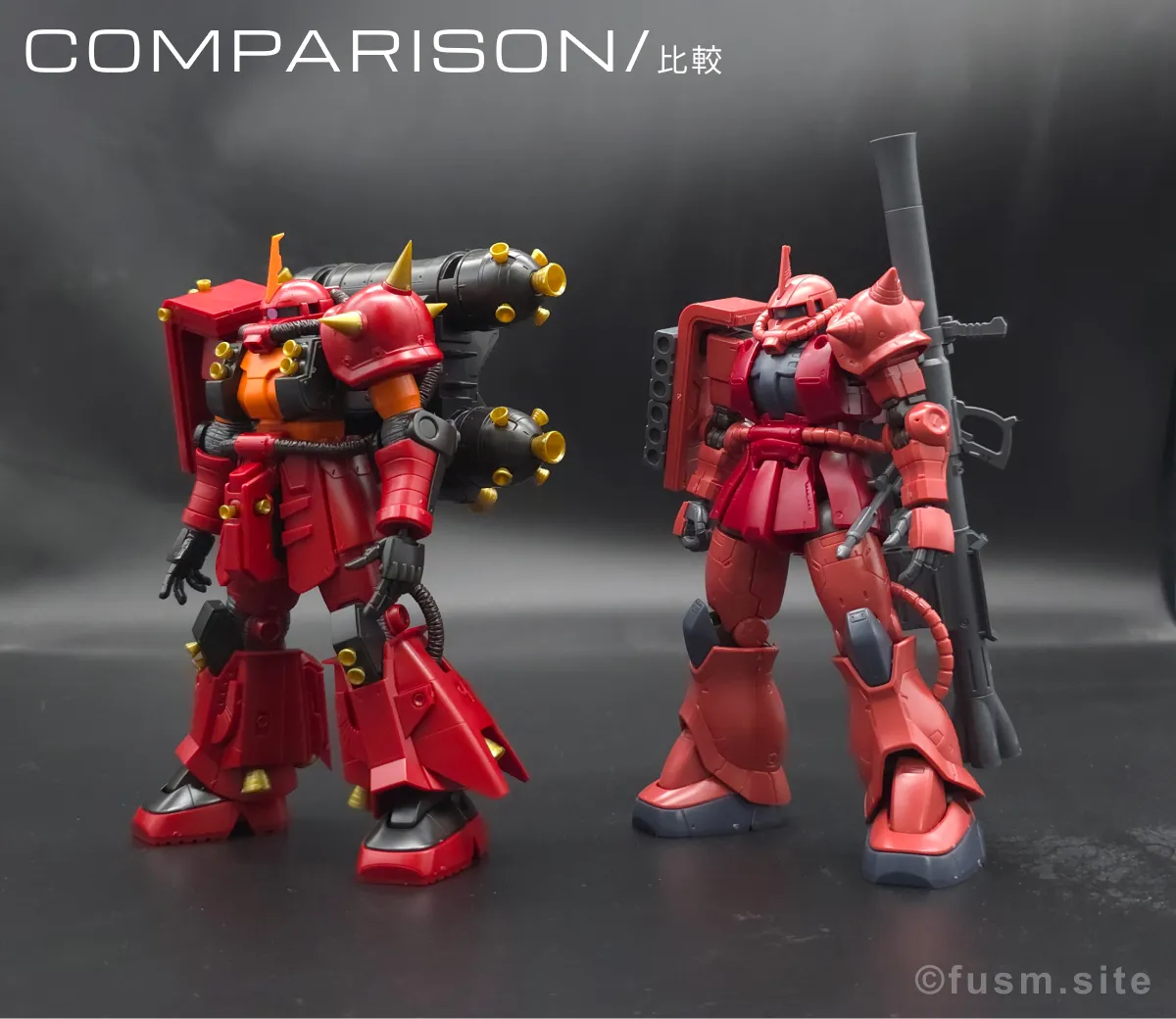 HG サイコ・ザク(ガンダム サンダーボルト版) レビュー 比較 04