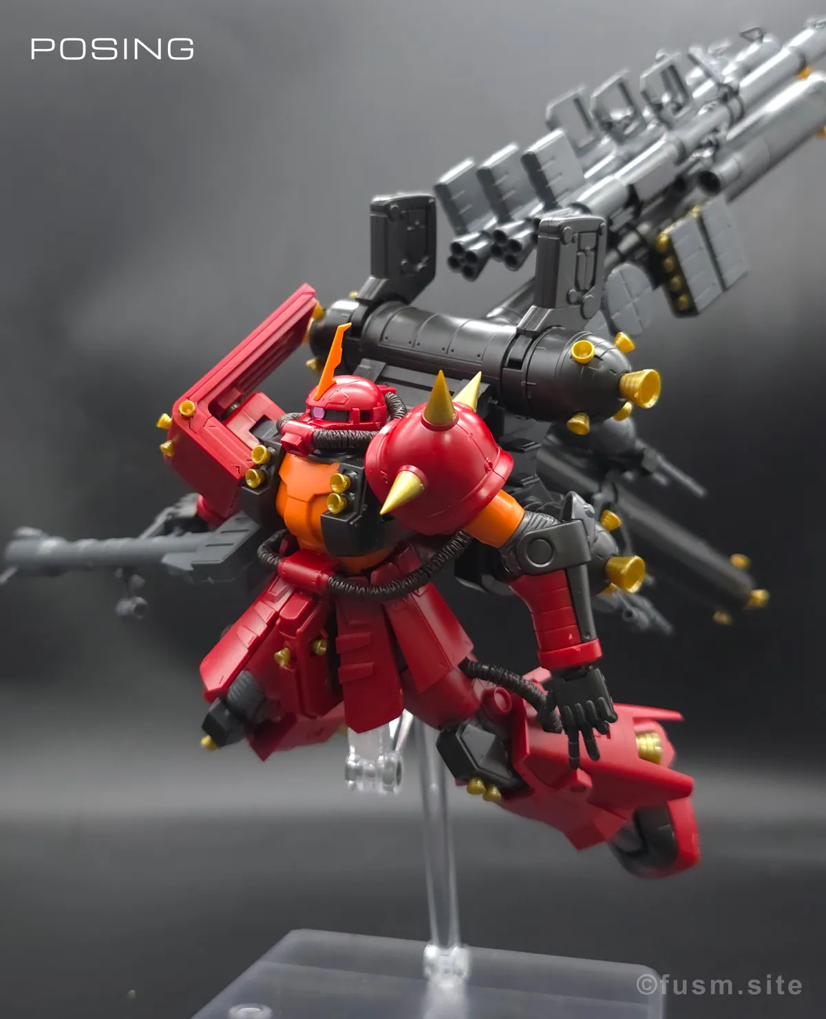 HG サイコ・ザク(ガンダム サンダーボルト版) レビュー ポージング 05