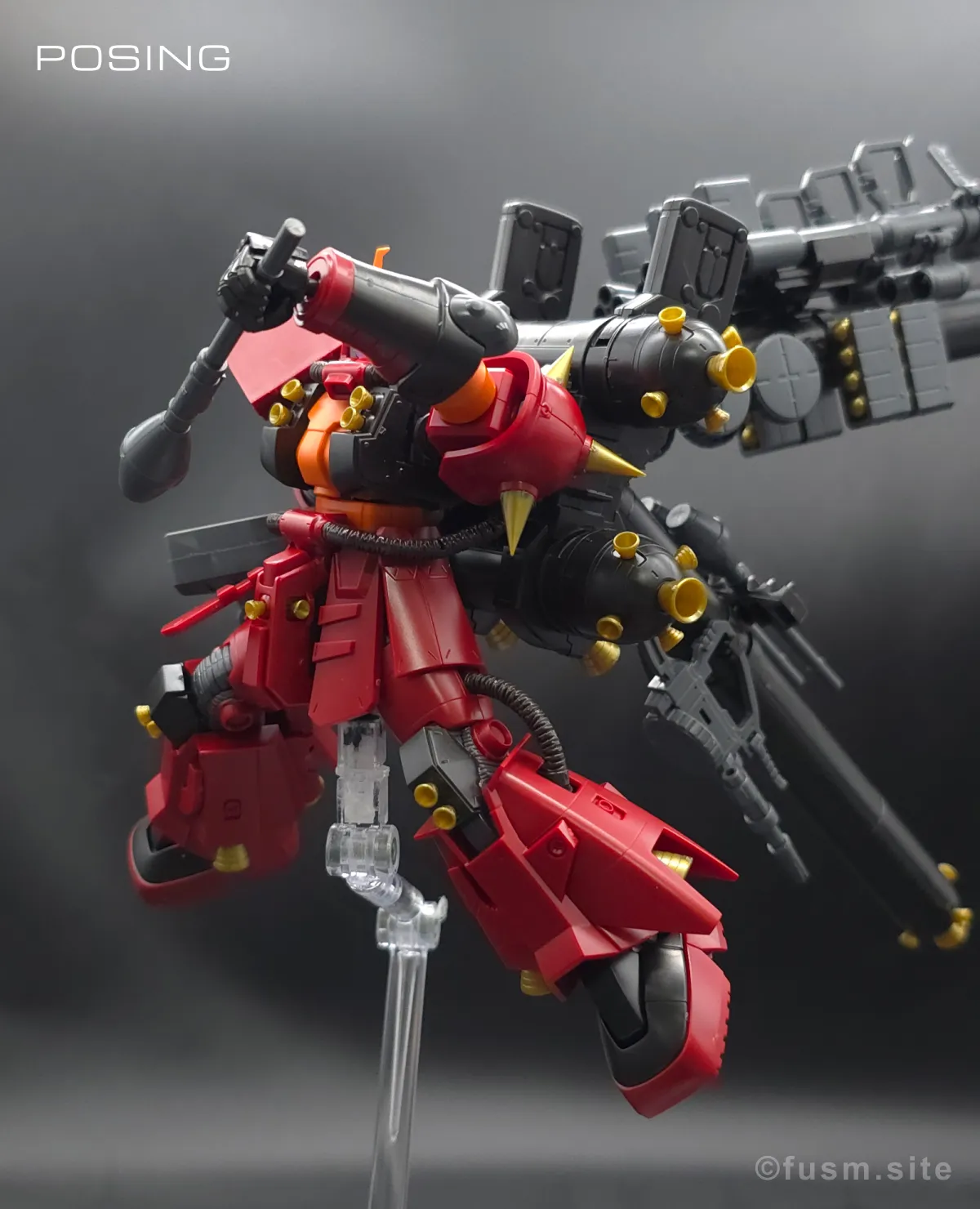 HG サイコ・ザク(ガンダム サンダーボルト版) レビュー ポージング 06