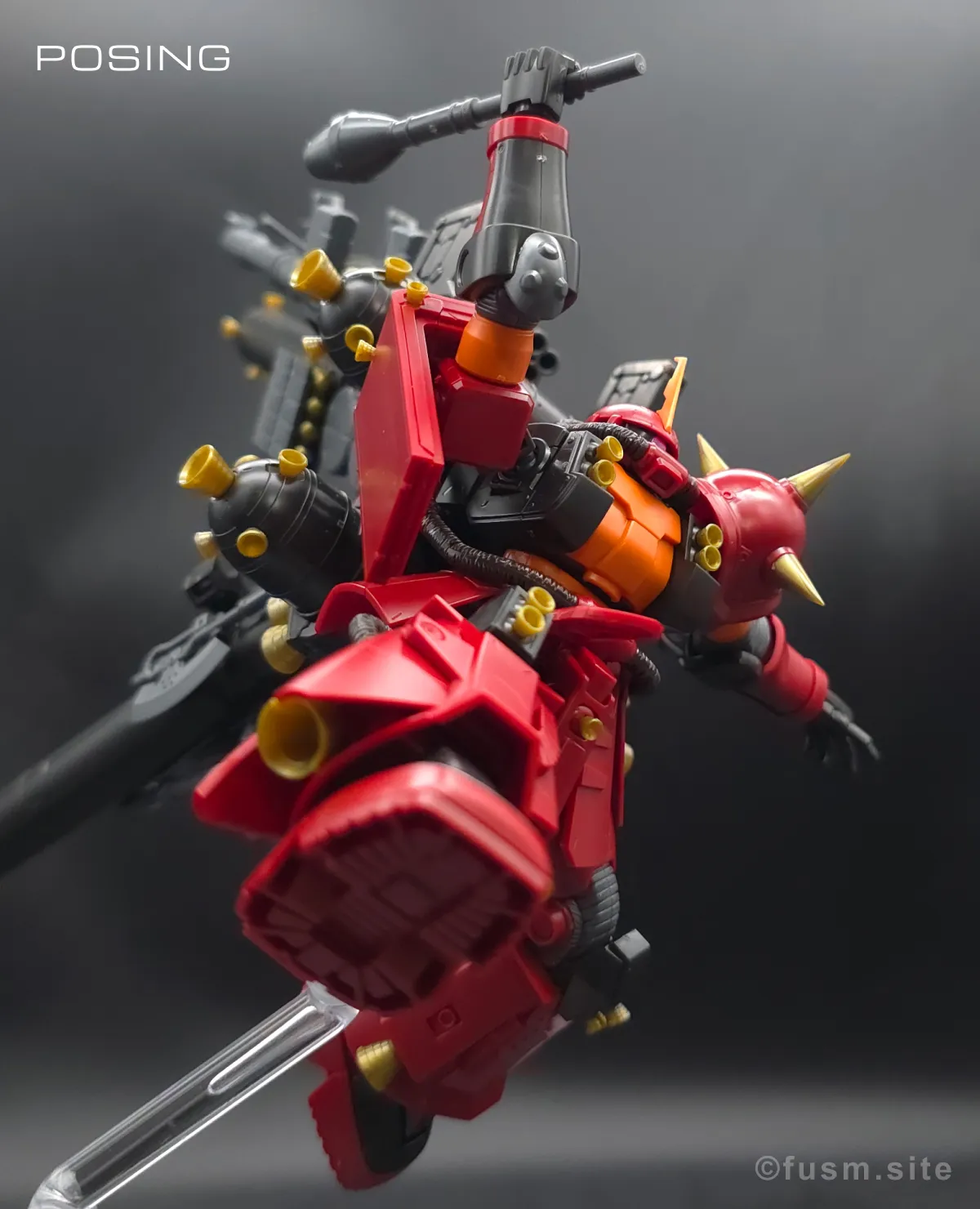 HG サイコ・ザク(ガンダム サンダーボルト版) レビュー ポージング 08