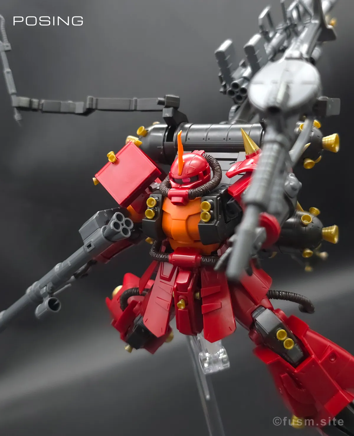 HG サイコ・ザク(ガンダム サンダーボルト版) レビュー ポージング 11