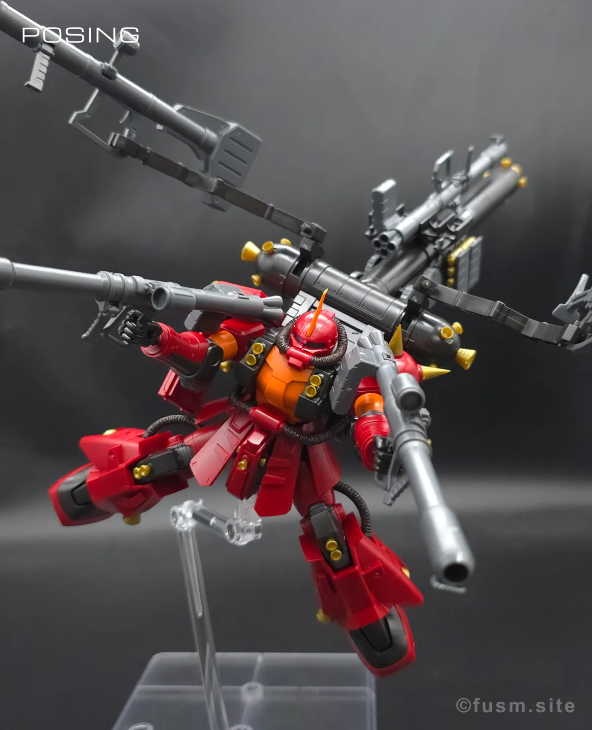 HG サイコ・ザク(ガンダム サンダーボルト版) レビュー ポージング 13