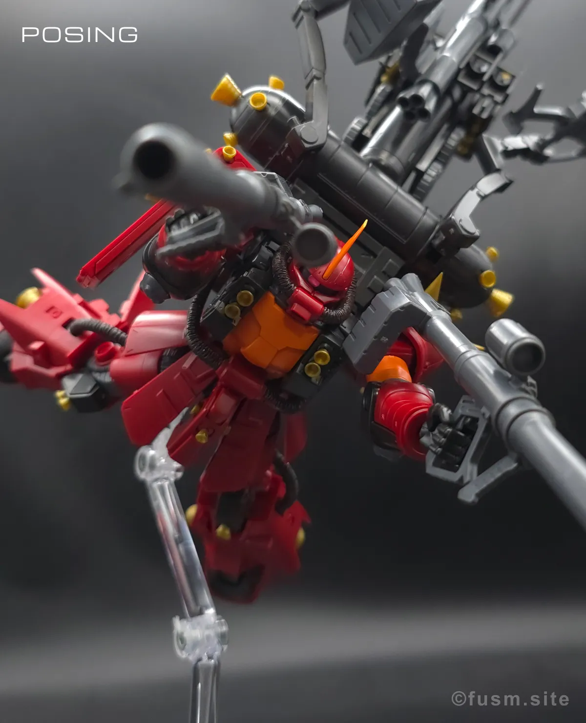 HG サイコ・ザク(ガンダム サンダーボルト版) レビュー ポージング 14