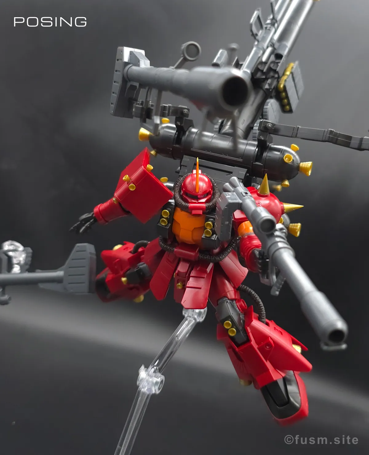 HG サイコ・ザク(ガンダム サンダーボルト版) レビュー ポージング 16