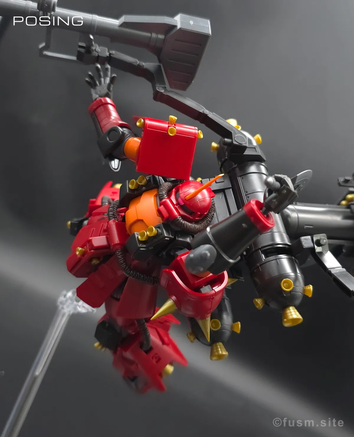 HG サイコ・ザク(ガンダム サンダーボルト版) レビュー ポージング 18