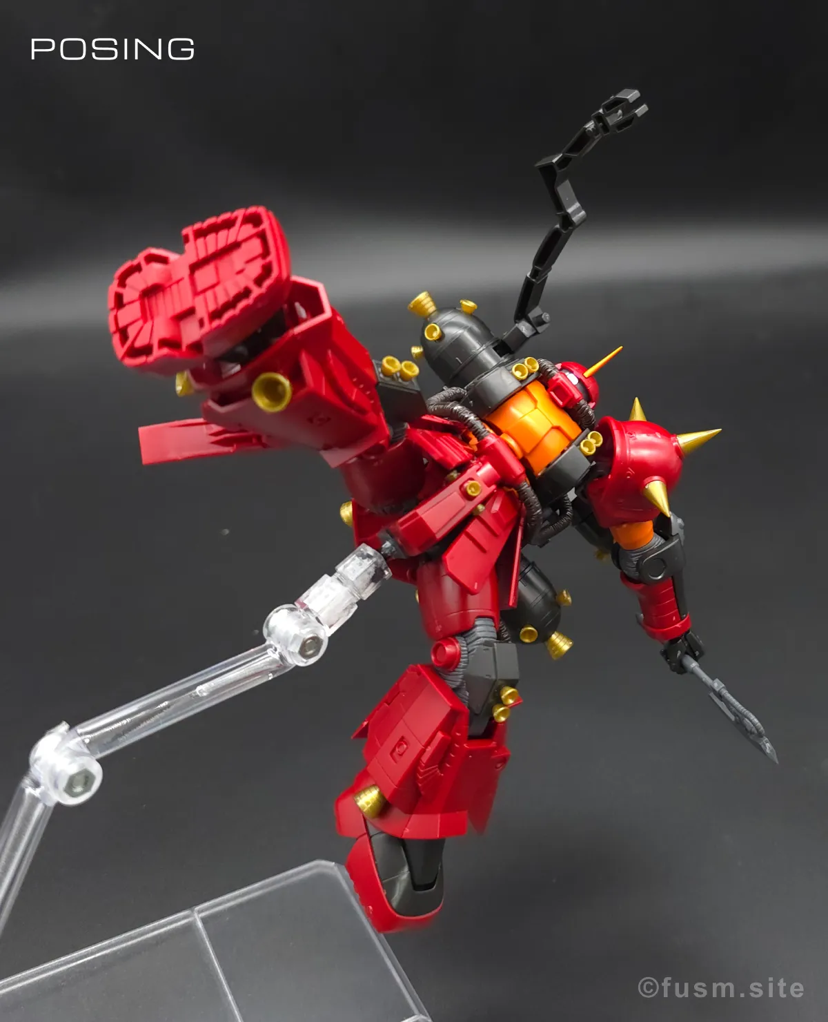 HG サイコ・ザク(ガンダム サンダーボルト版) レビュー ポージング 20