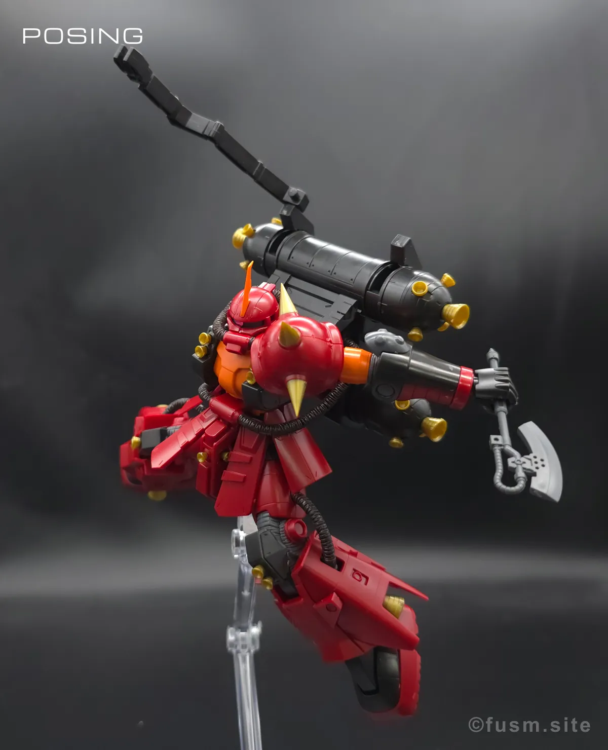 HG サイコ・ザク(ガンダム サンダーボルト版) レビュー ポージング 21