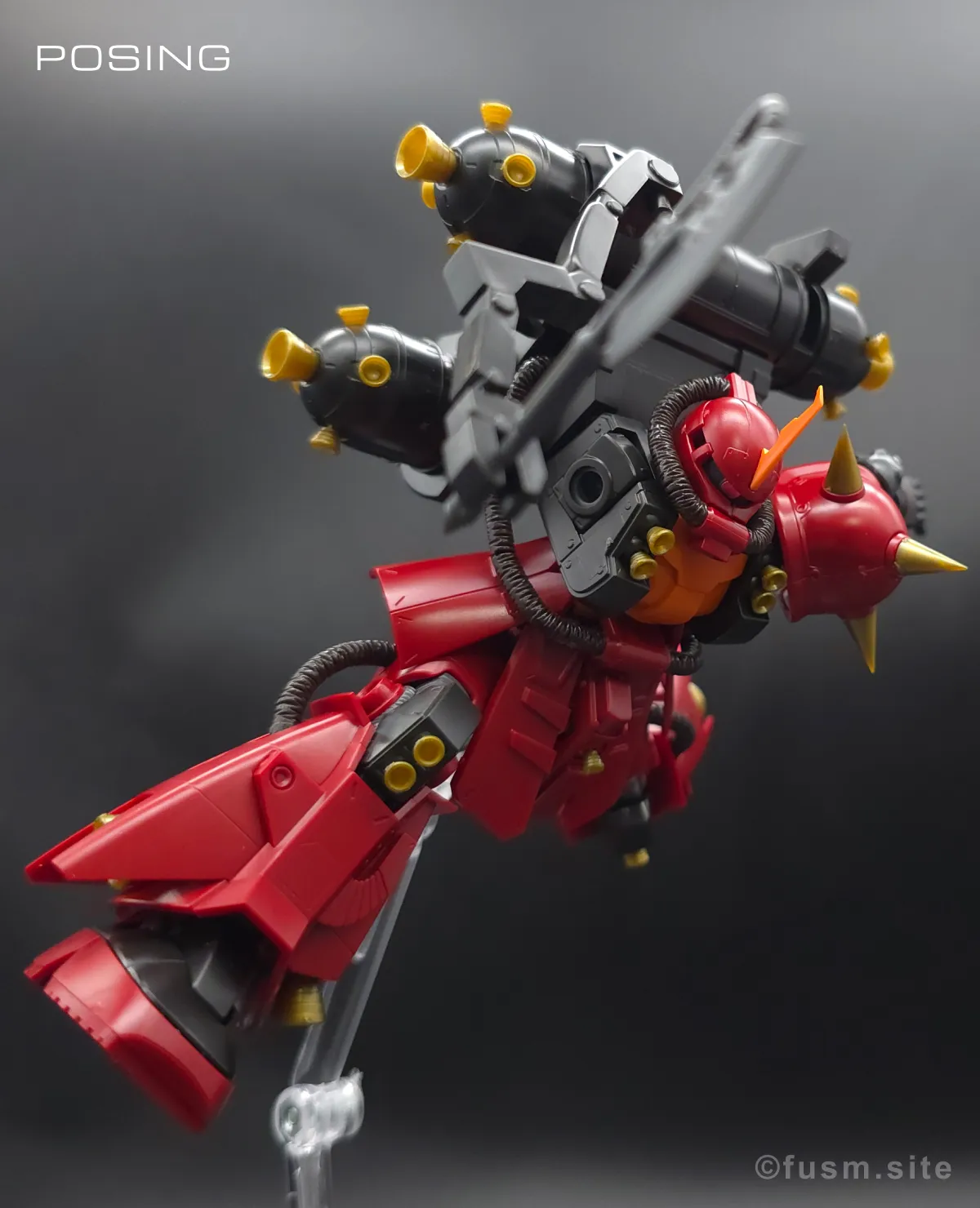 HG サイコ・ザク(ガンダム サンダーボルト版) レビュー ポージング 22