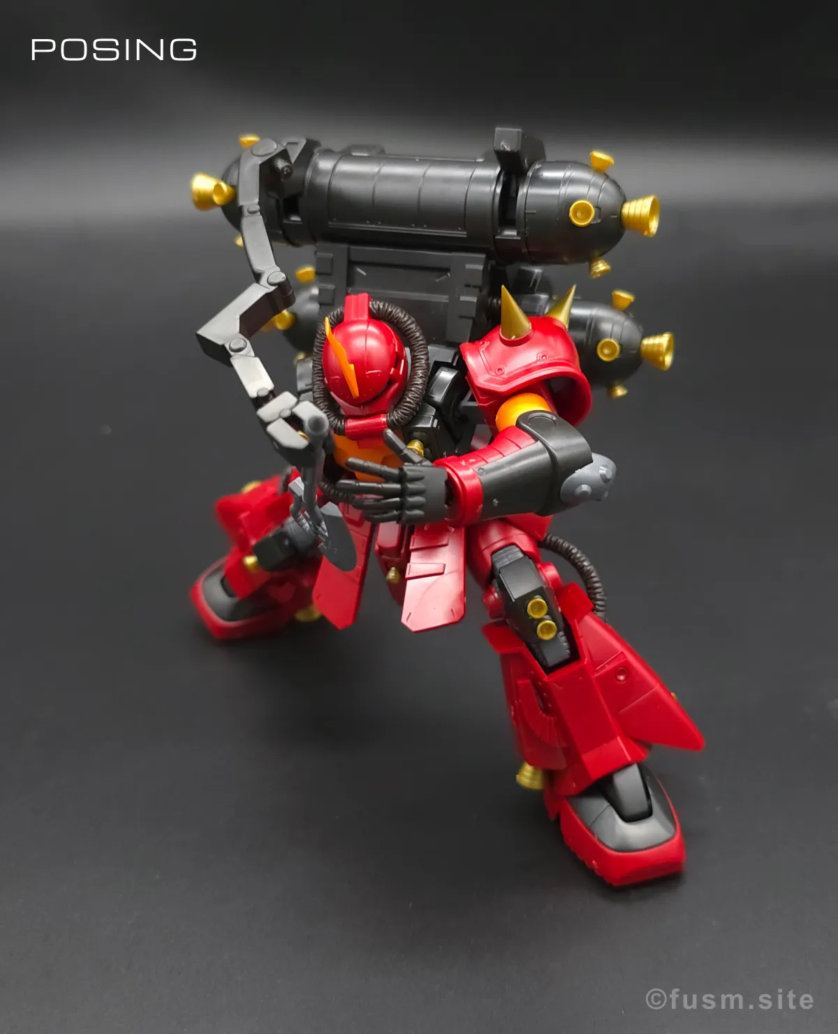 HG サイコ・ザク(ガンダム サンダーボルト版) レビュー ポージング 23