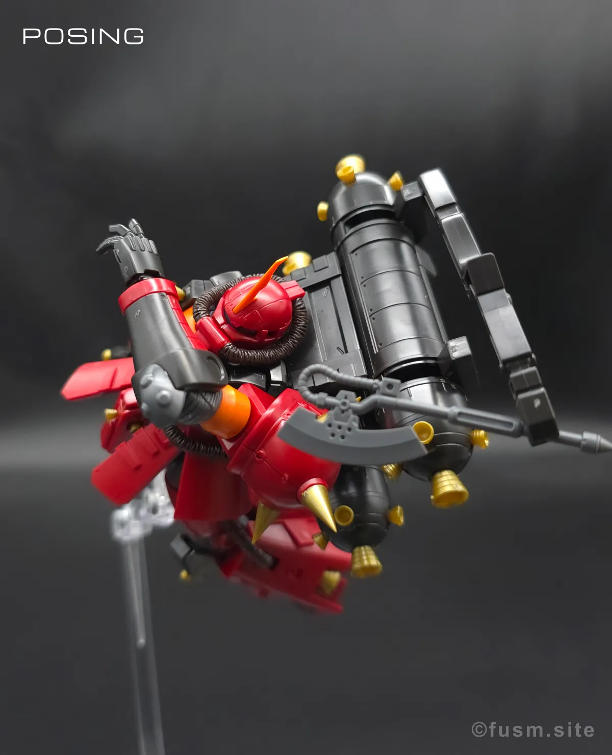 HG サイコ・ザク(ガンダム サンダーボルト版) レビュー ポージング 24