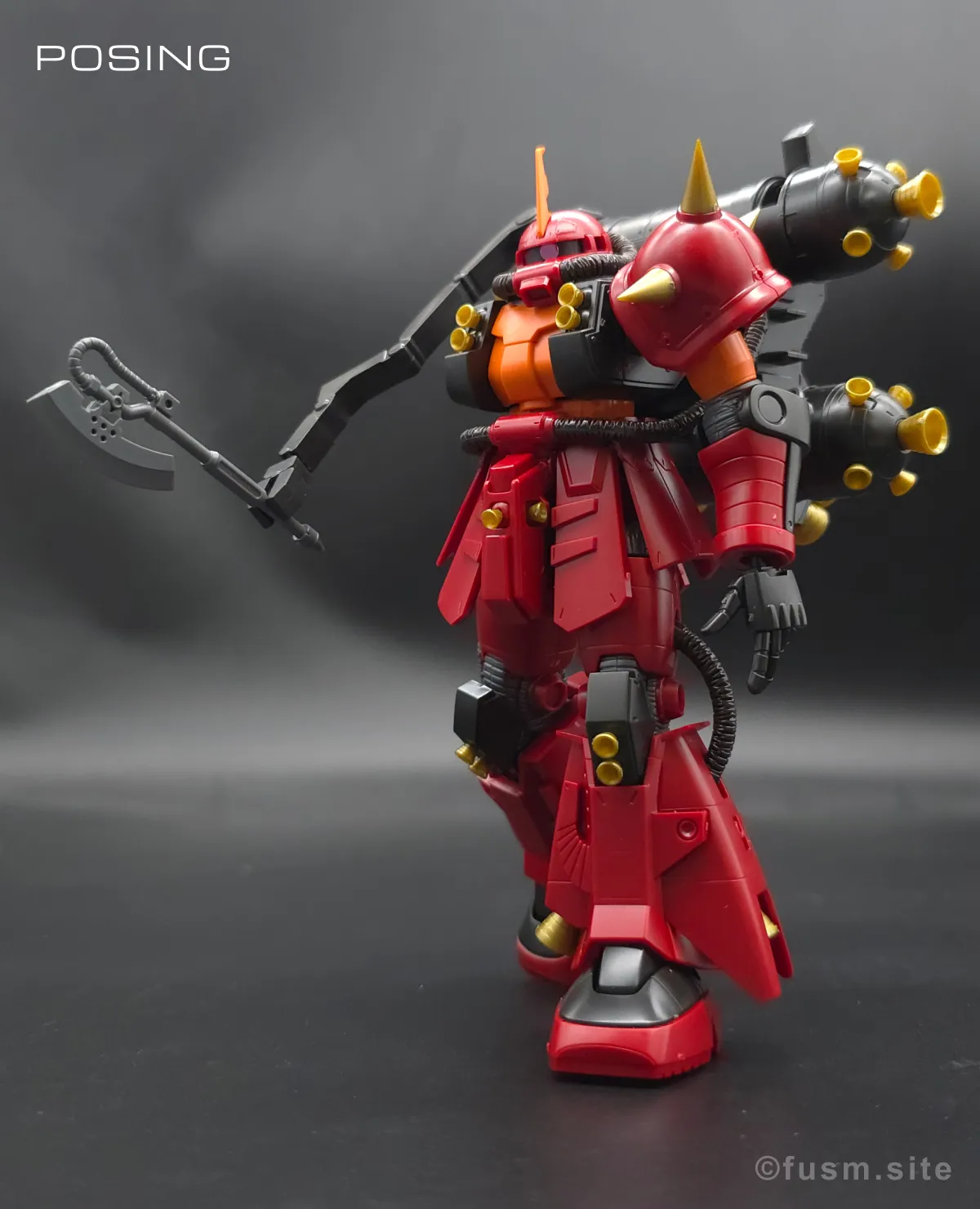 HG サイコ・ザク(ガンダム サンダーボルト版) レビュー ポージング 25