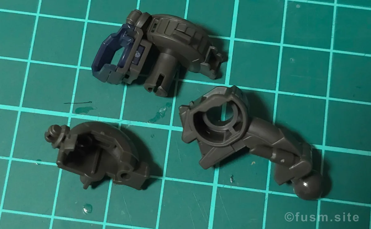 HG ガンダムザガン レビュー パーツ・構造・組み立て 01